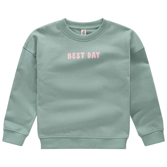 Mädchen Sweatshirt mit Frühstücks-Print