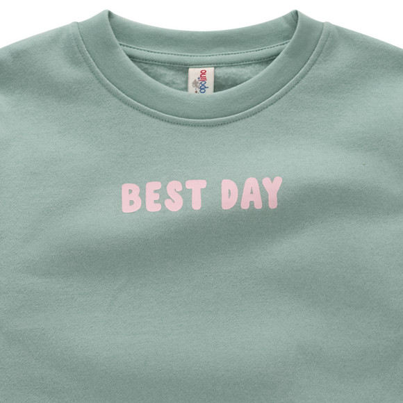 Mädchen Sweatshirt mit Frühstücks-Print