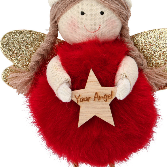 Decoratie in de vorm van een engel