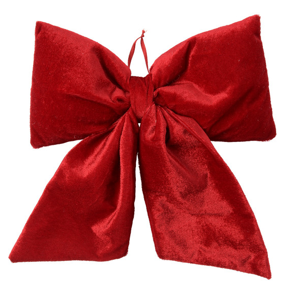 Große Deko-Schleife aus Samt
