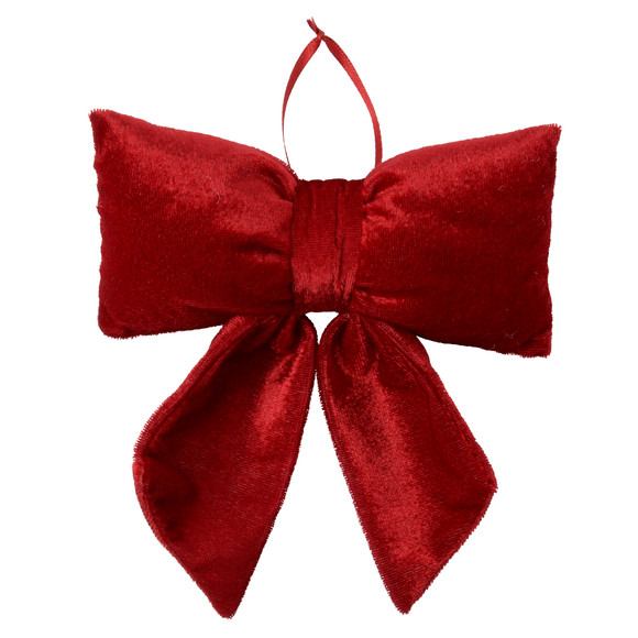 Kleine Deko-Schleife aus Samt