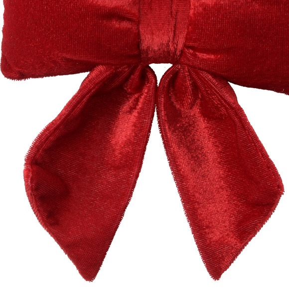 Kleine Deko-Schleife aus Samt