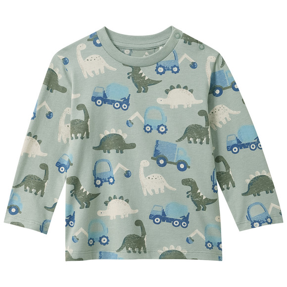 Baby Langarmshirt mit Allover-Print