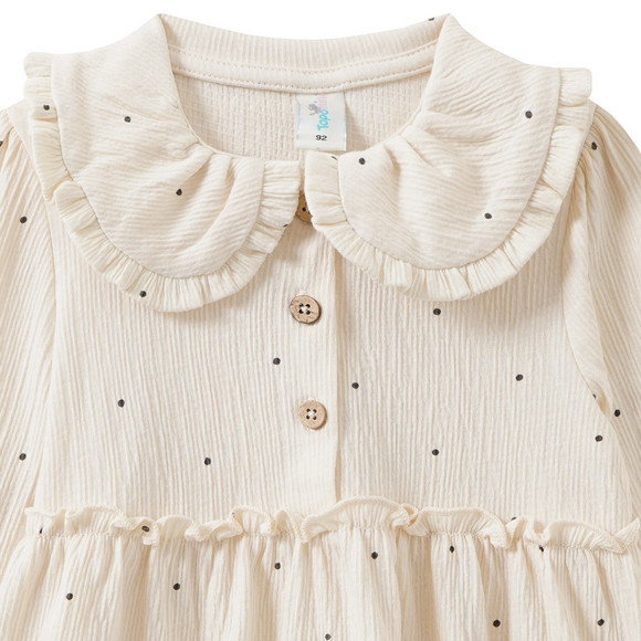 Baby Bluse mit Punkte-Allover