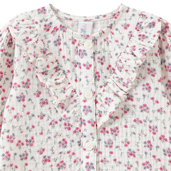 Baby Musselin-Bluse mit Blümchen-Print