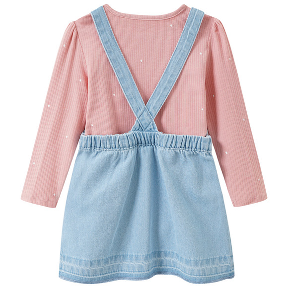 Baby set met spijkerjurk