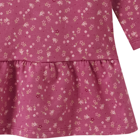 Baby Sweatkleid mit Blümchen-Allover