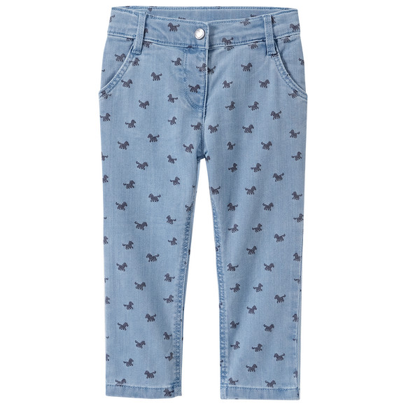 Baby Jeans mit Pferde-Print