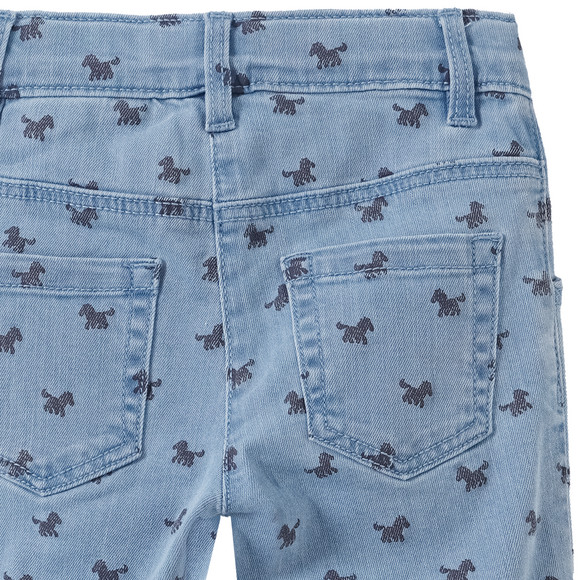 Baby Jeans mit Pferde-Print
