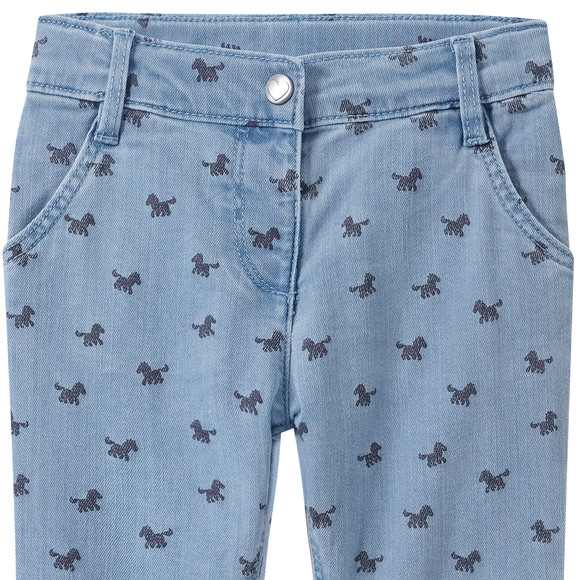 Baby Jeans mit Pferde-Print