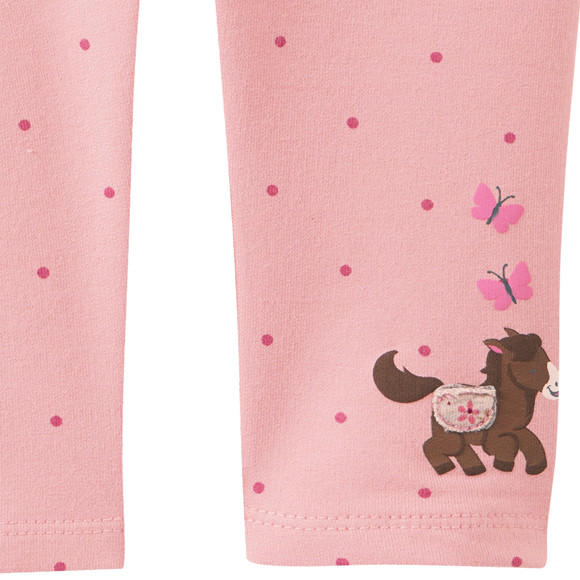 Baby Leggings mit Pferde-Print