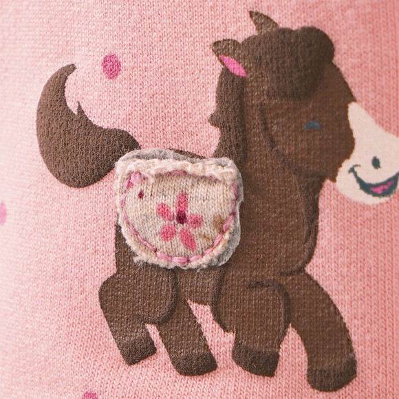 Baby Leggings mit Pferde-Print