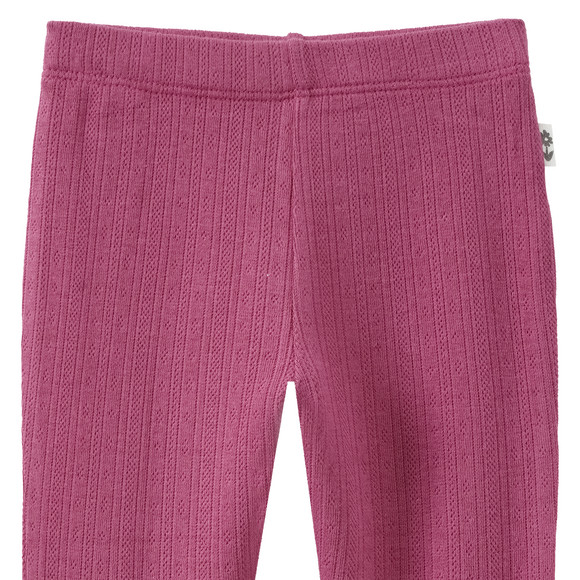 Baby Leggings mit Ajourmuster