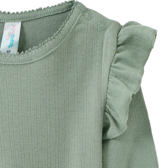 Baby Langarmshirt mit Volants