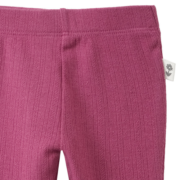 Legging voor newborns met ajourpatroon