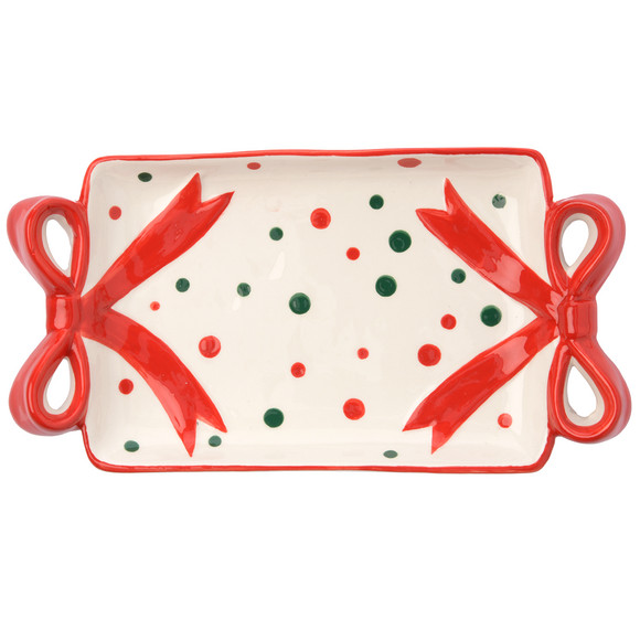 Klein dienblad met strikdetails