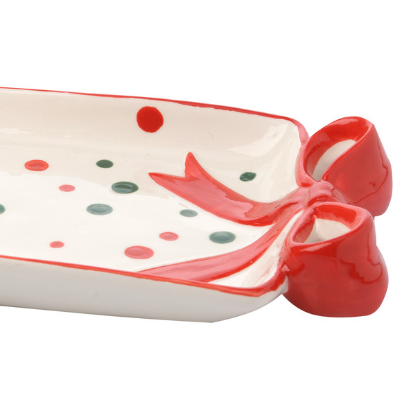 Klein dienblad met strikdetails