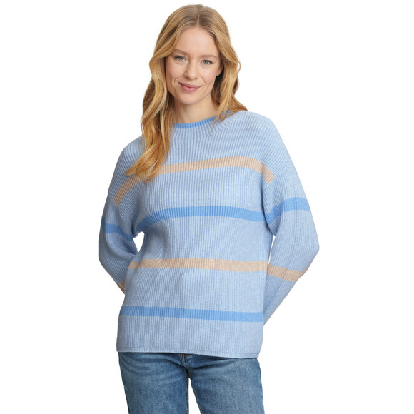 Damen Strickpullover mit Stehkragen