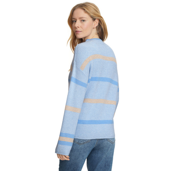 Damen Strickpullover mit Stehkragen