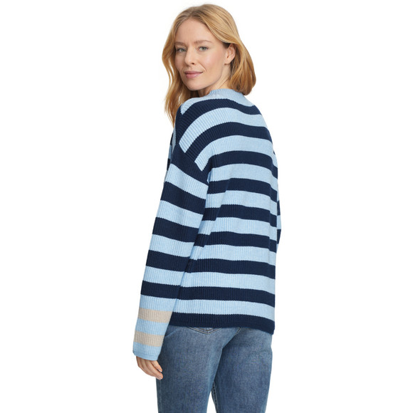 Damen Strickpullover mit Stehkragen