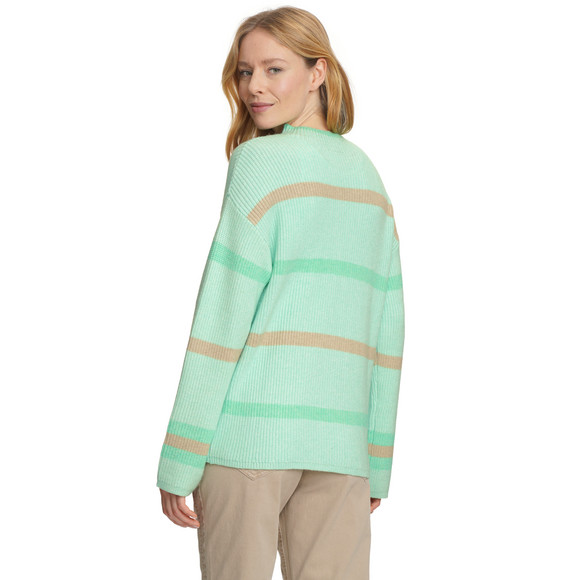 Damen Strickpullover mit Stehkragen