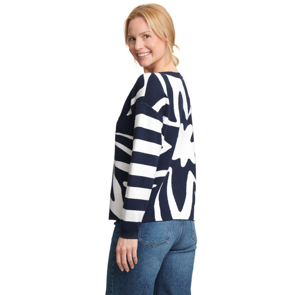 Damen Strickpullover mit Allover-Muster