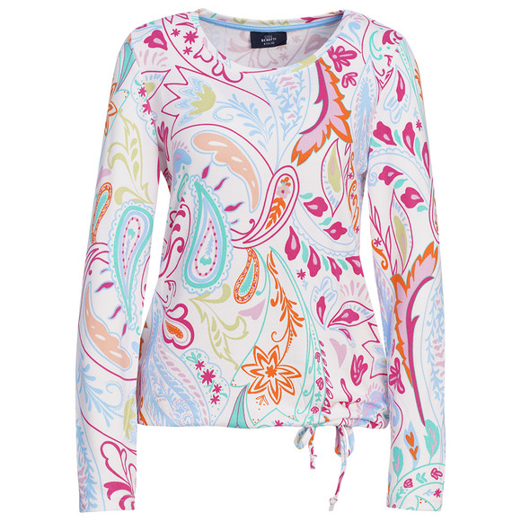 Damen Langarmshirt mit Tunnelzug