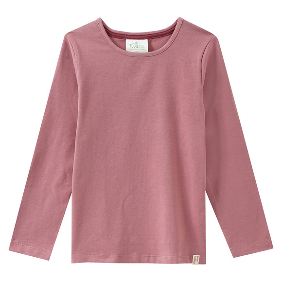 2 Mädchen Langarmshirts mit Blümchen