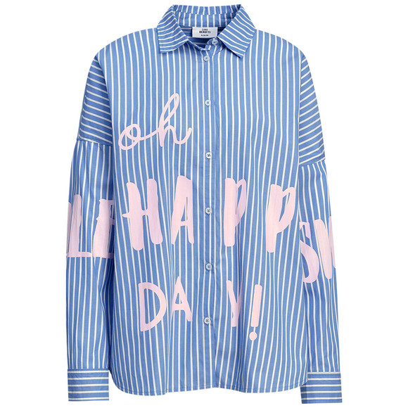 Damen Bluse mit Hemdkragen