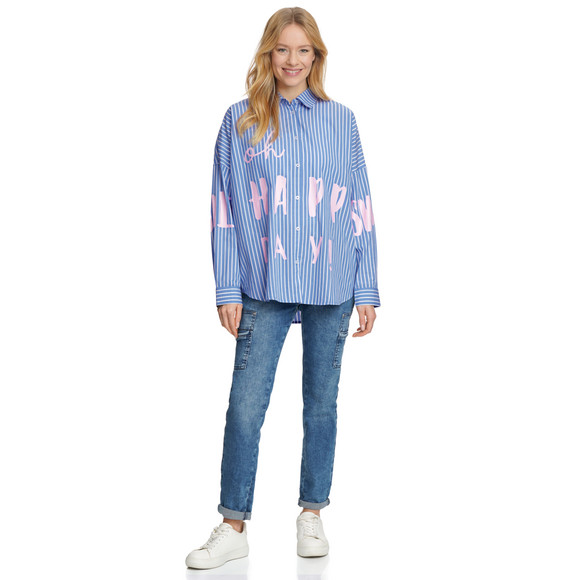 Damen Bluse mit Hemdkragen