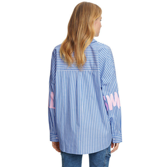 Damen Bluse mit Hemdkragen