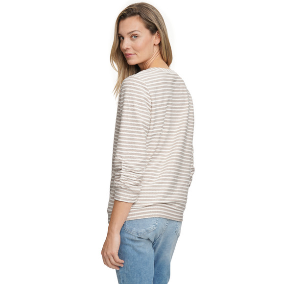 Damen Langarmshirt mit Raffung