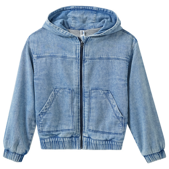 Jungen Jeansblouson mit Kapuze