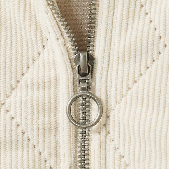 Corduroy jas voor meisjes met stiksels