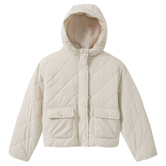 Mädchen Steppjacke mit Kapuze