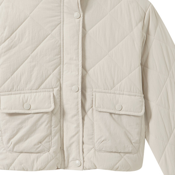 Mädchen Steppjacke mit Kapuze