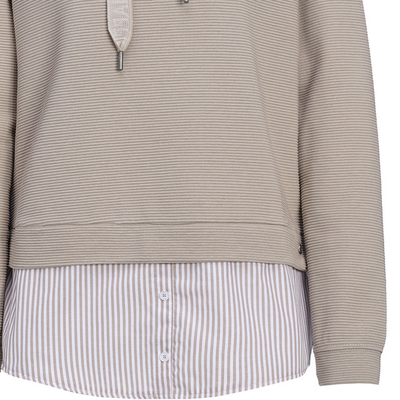 Damessweatshirt in gelaagde look