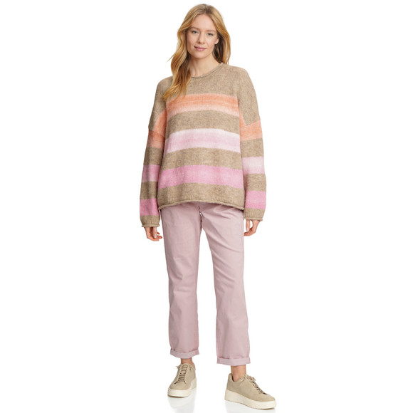 Damen Boyfriend-Jeans mit Used-Waschung