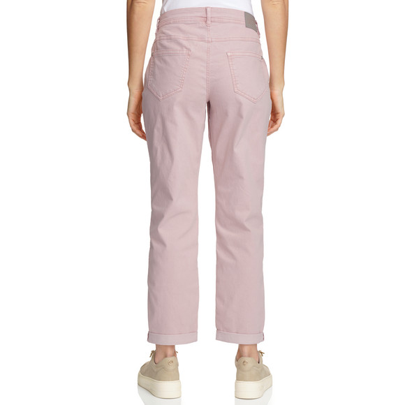 Damen Boyfriend-Jeans mit Used-Waschung