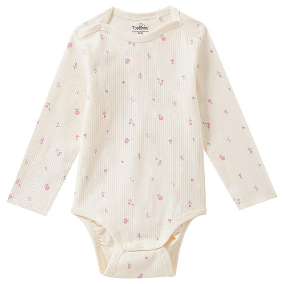 2 Baby Langarmbodys im Doppelpack