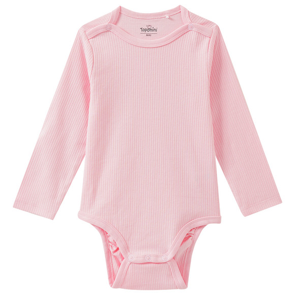 2 Baby Langarmbodys im Doppelpack