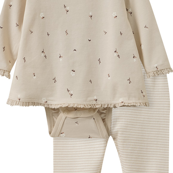 Newborn Set mit Bodykleid und Leggings