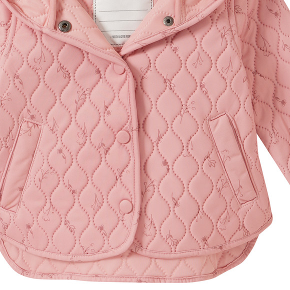 Baby Jacke mit Wellensteppung