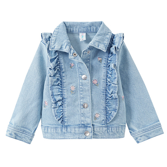 Baby Jeansjacke mit Stickerei