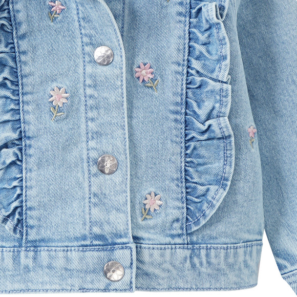 Baby Jeansjacke mit Stickerei