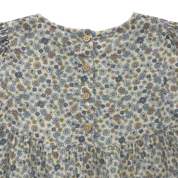 Mädchen Musselin-Kleid im Millefleur-Design