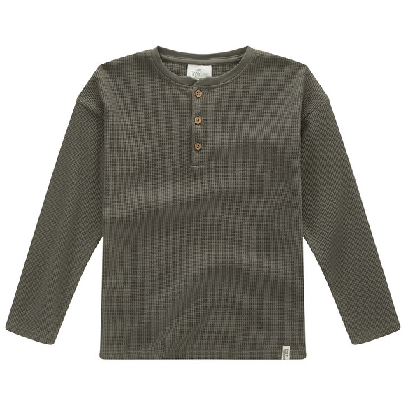 2 Jungen Langarmshirts aus Waffel-Piqué