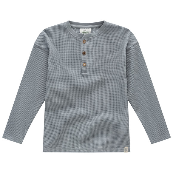 2 Jungen Langarmshirts aus Waffel-Piqué