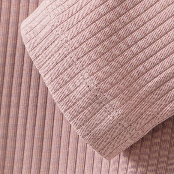 3 Mädchen Leggings mit Rippstruktur