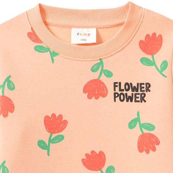 Mädchen Sweatshirt mit Print